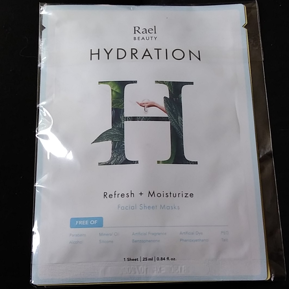 Rael beauty hydration facial mask sheet